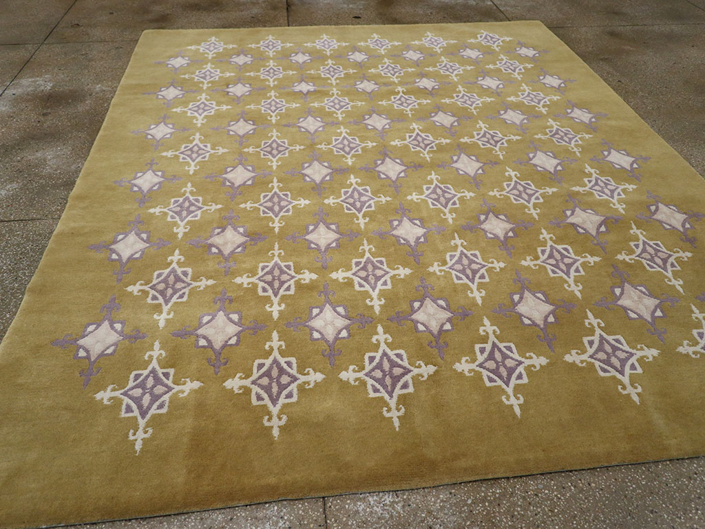 Modern Tibetan Contemporary Room Size Carpet, No.33261 - Gss