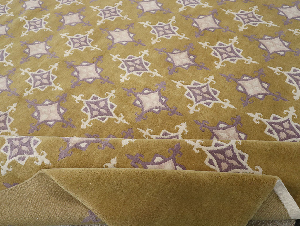 Modern Tibetan Contemporary Room Size Carpet, No.33261 - Gss