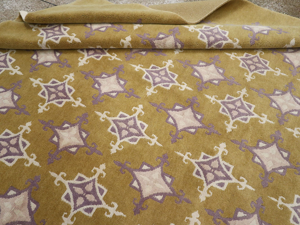 Modern Tibetan Contemporary Room Size Carpet, No.33261 - Gss