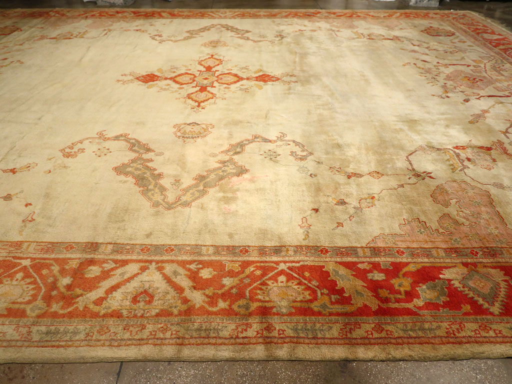 Antique Turkish Oushak Oversize Rug, No.33264 - Gss