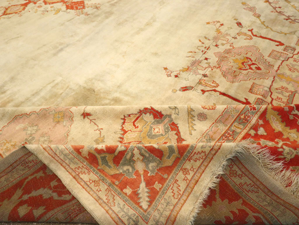 Antique Turkish Oushak Oversize Rug, No.33264 - Gss