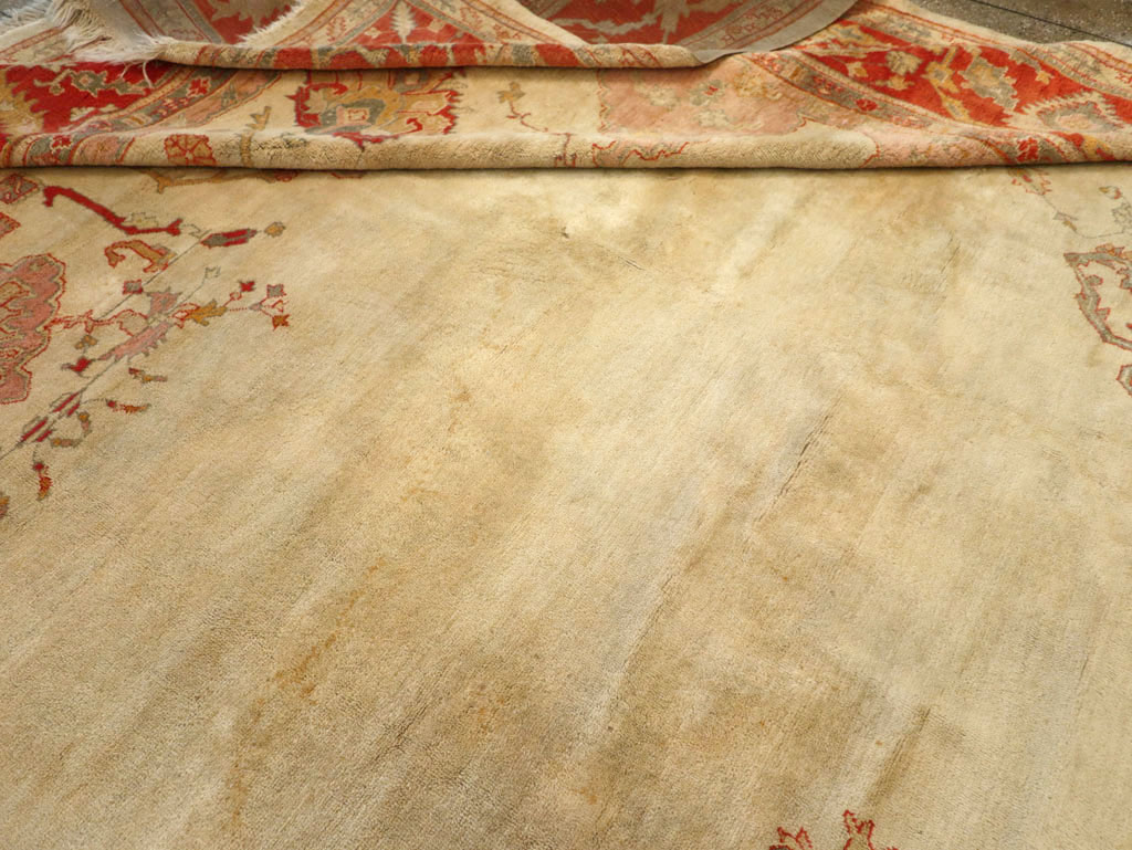 Antique Turkish Oushak Oversize Rug, No.33264 - Gss