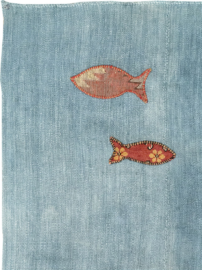 Contemporary Turkish Kilim Accent Rug, No.33272 - Gss