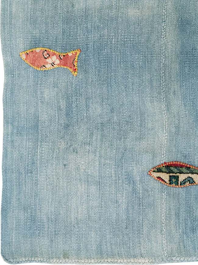 Contemporary Turkish Kilim Accent Rug, No.33272 - Gss