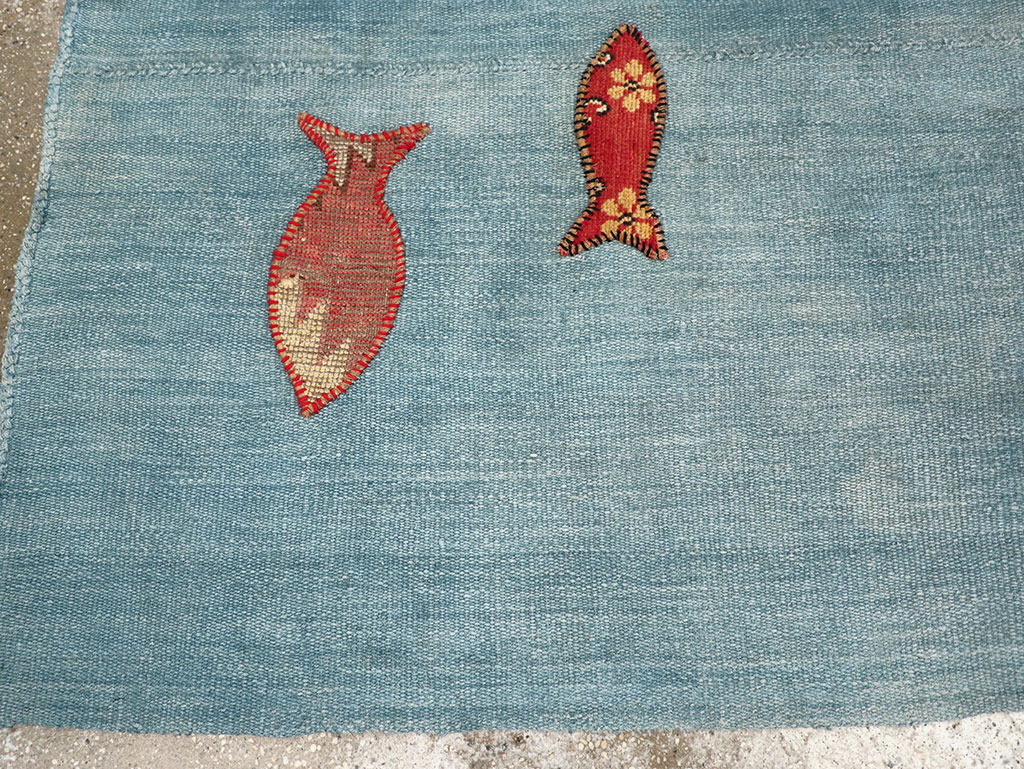 Contemporary Turkish Kilim Accent Rug, No.33272 - Gss