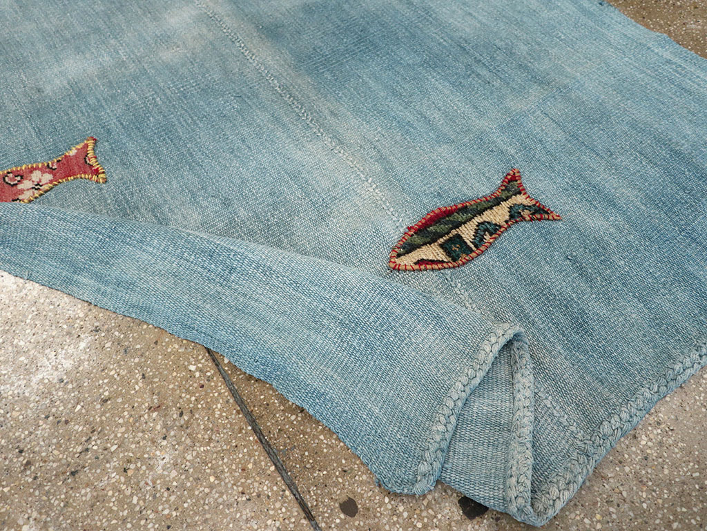 Contemporary Turkish Kilim Accent Rug, No.33272 - Gss