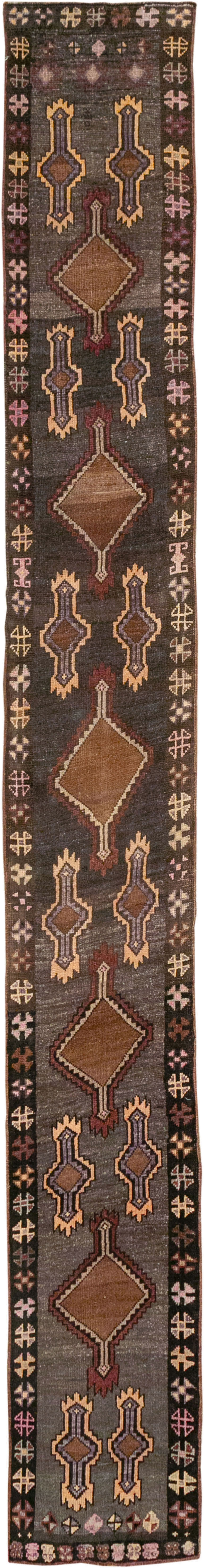 Vintage Turkish Anatolian Runner, No.33274 - Gss