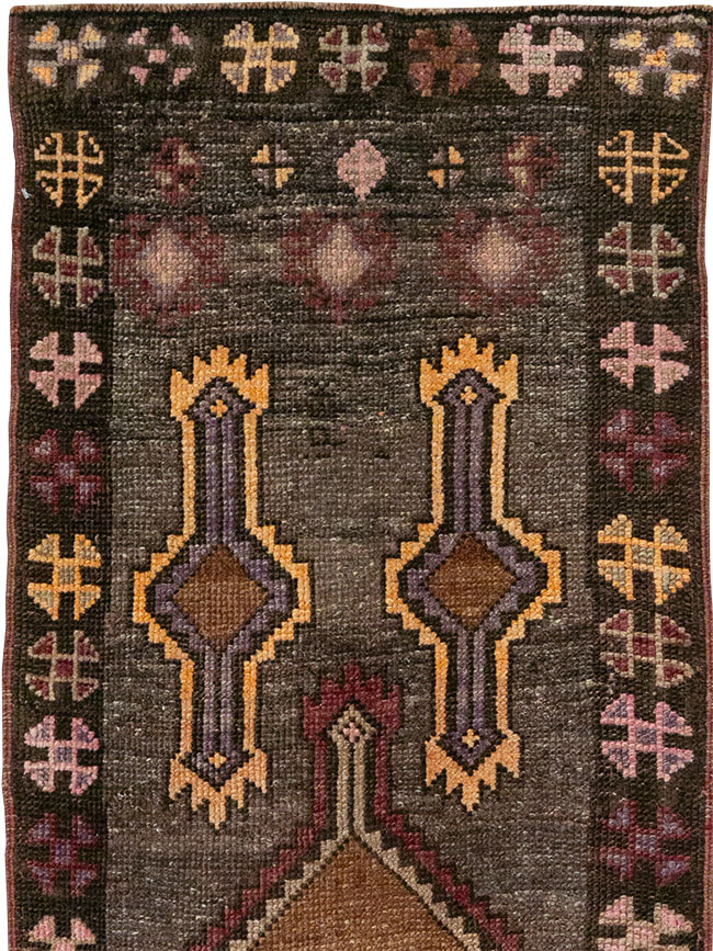 Vintage Turkish Anatolian Runner, No.33274 - Gss
