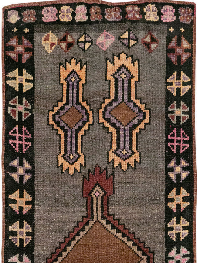 Vintage Turkish Anatolian Runner, No.33274 - Gss