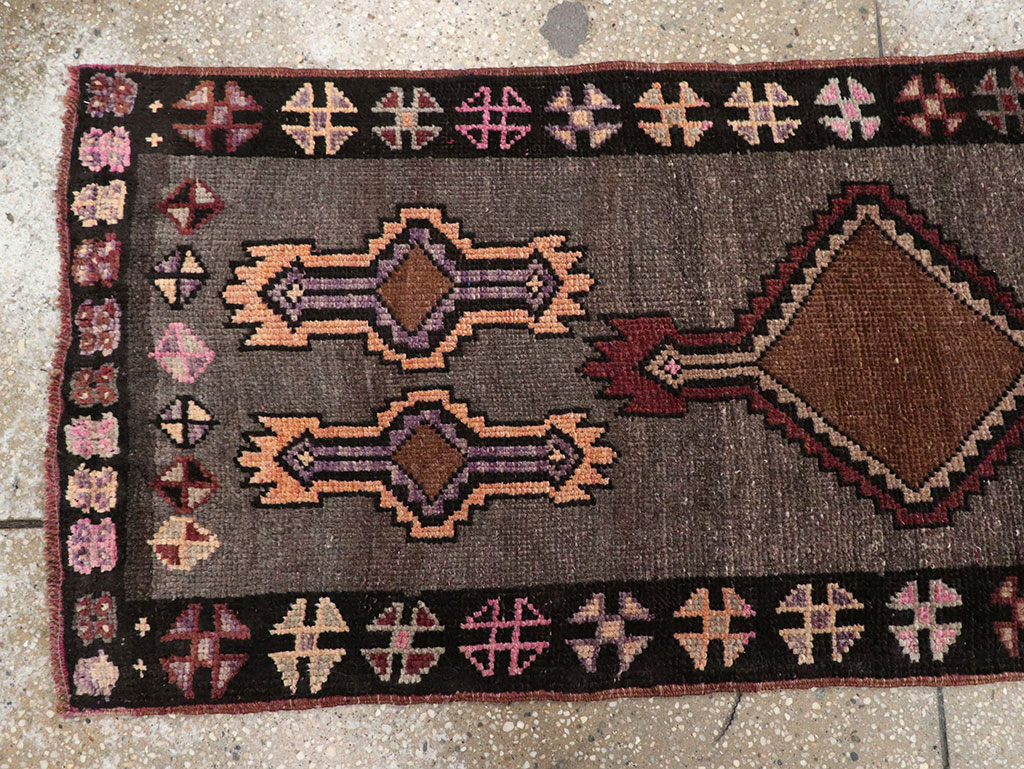 Vintage Turkish Anatolian Runner, No.33274 - Gss
