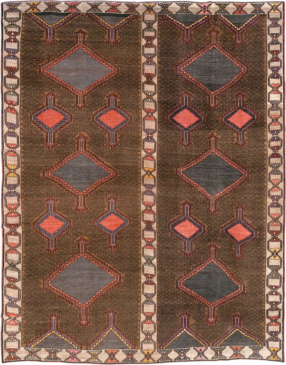 Vintage Turkish Anatolian Room Size Carpet, No.33276 - Gss