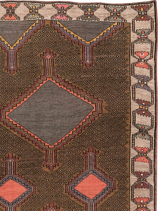 Vintage Turkish Anatolian Room Size Carpet, No.33276 - Gss