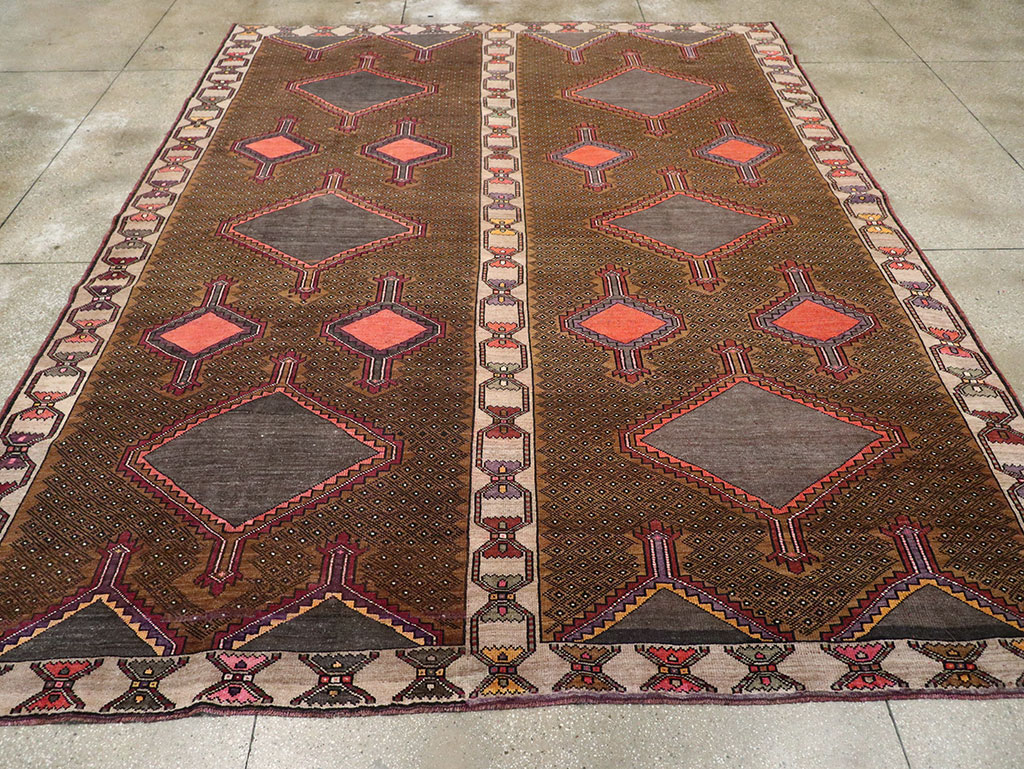 Vintage Turkish Anatolian Room Size Carpet, No.33276 - Gss
