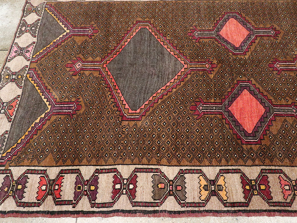 Vintage Turkish Anatolian Room Size Carpet, No.33276 - Gss