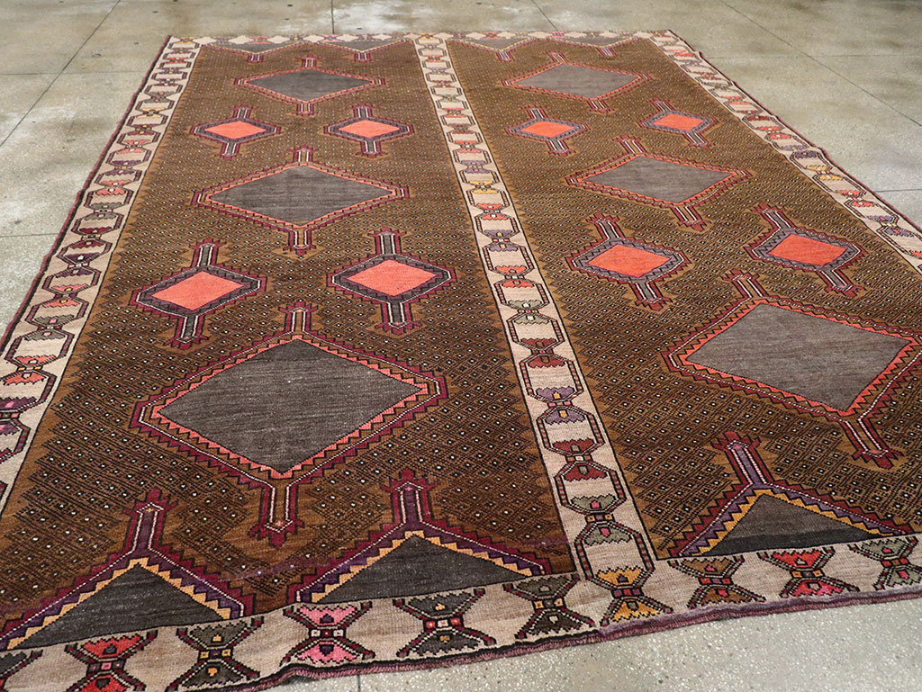 Vintage Turkish Anatolian Room Size Carpet, No.33276 - Gss