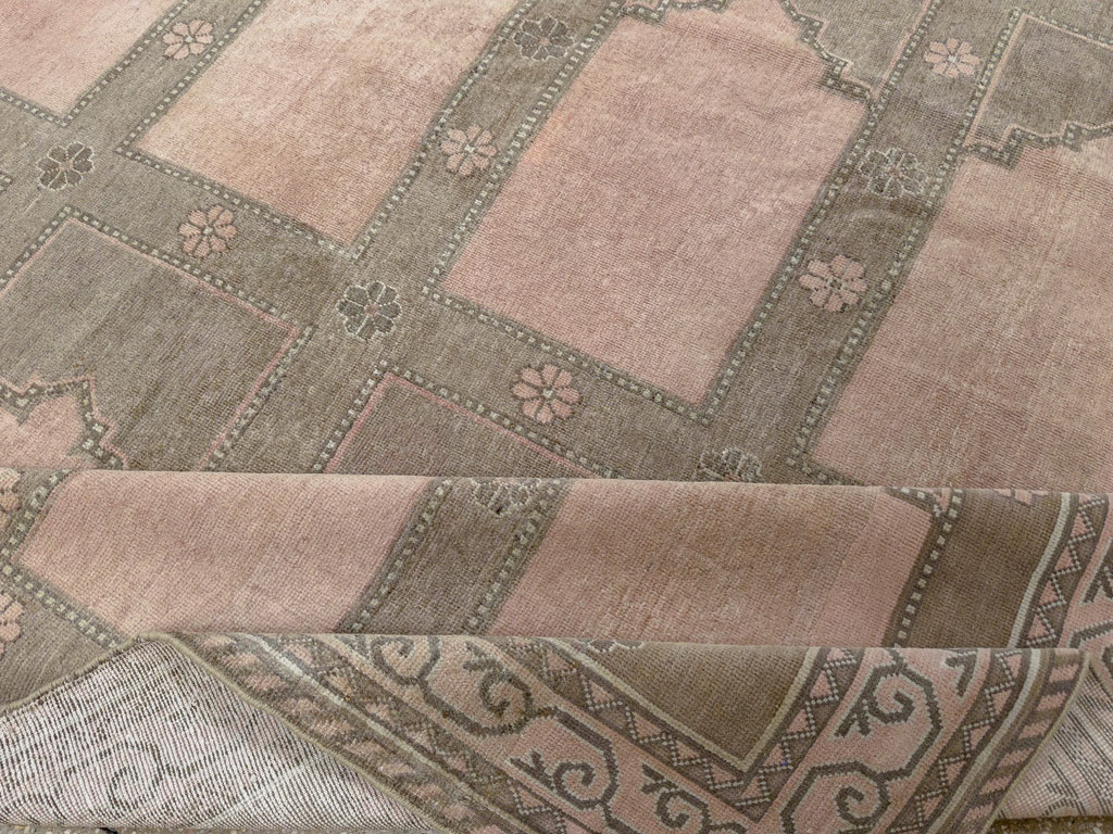 Vintage East Turkestan Khotan Accent Carpet, No.33285 - Gss