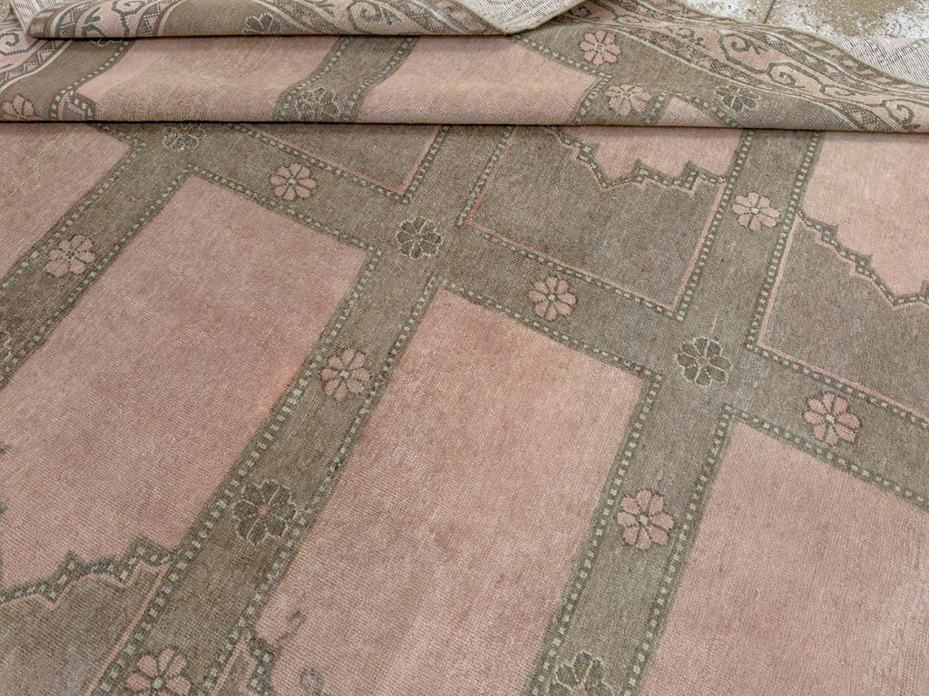 Vintage East Turkestan Khotan Accent Carpet, No.33285 - Gss