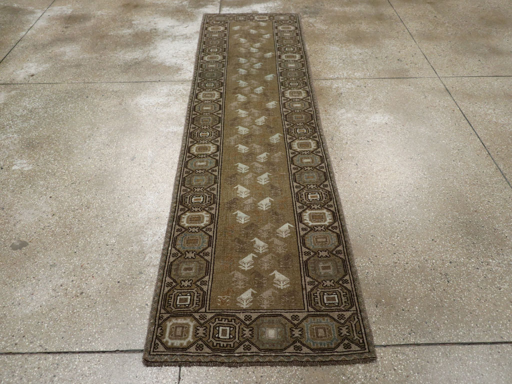 Vintage Persian Baluch Runner, No.33308 - Gss
