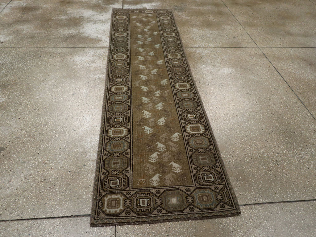 Vintage Persian Baluch Runner, No.33308 - Gss