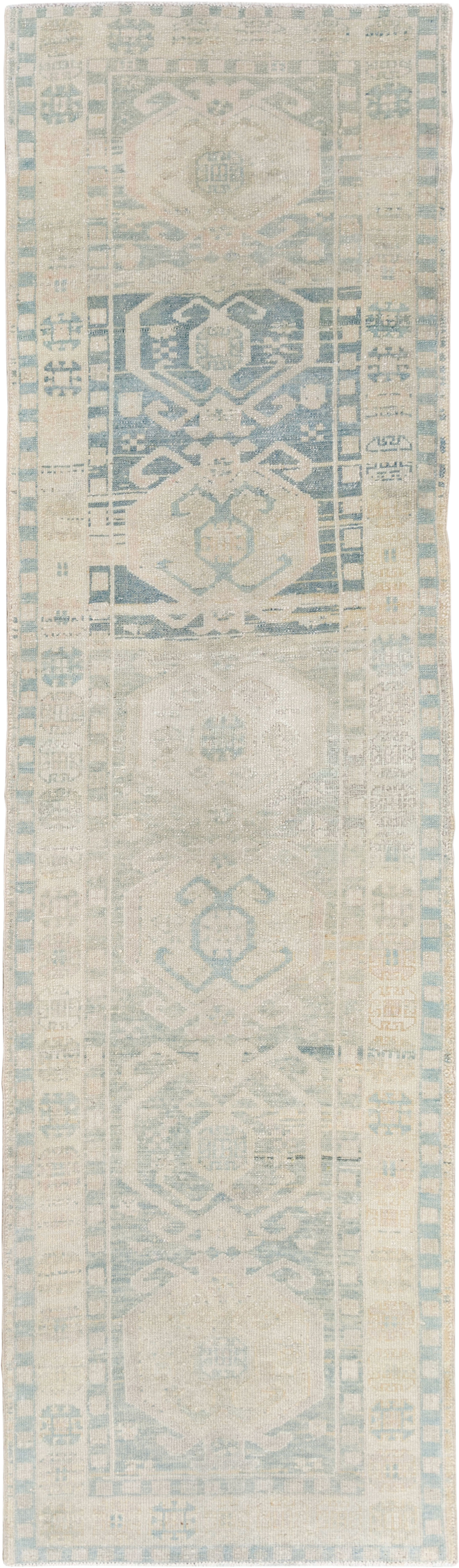 Antique Persian Heriz Runner, No.33309 - Gss