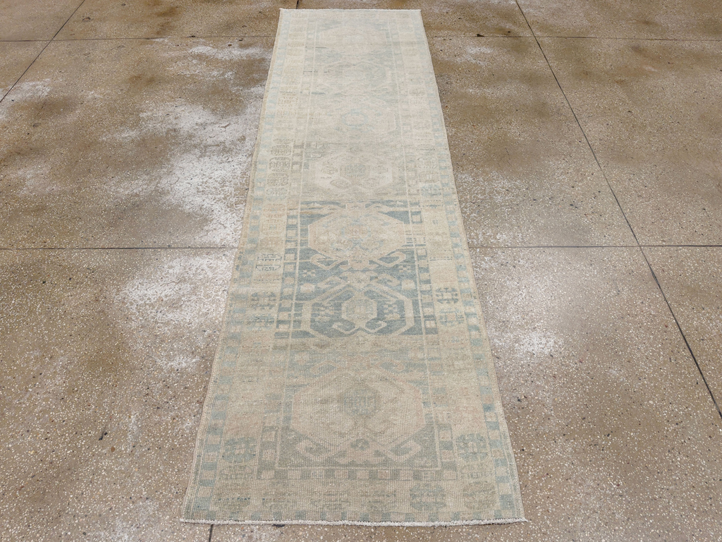 Antique Persian Heriz Runner, No.33309 - Gss