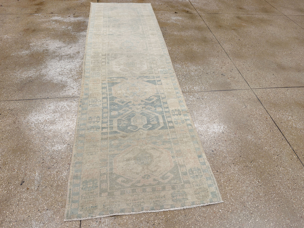 Antique Persian Heriz Runner, No.33309 - Gss