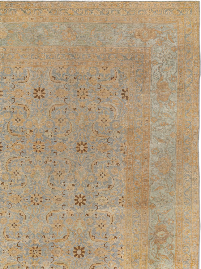 Antique Persian Tabriz Room Size Carpet, No.33312 - Gss