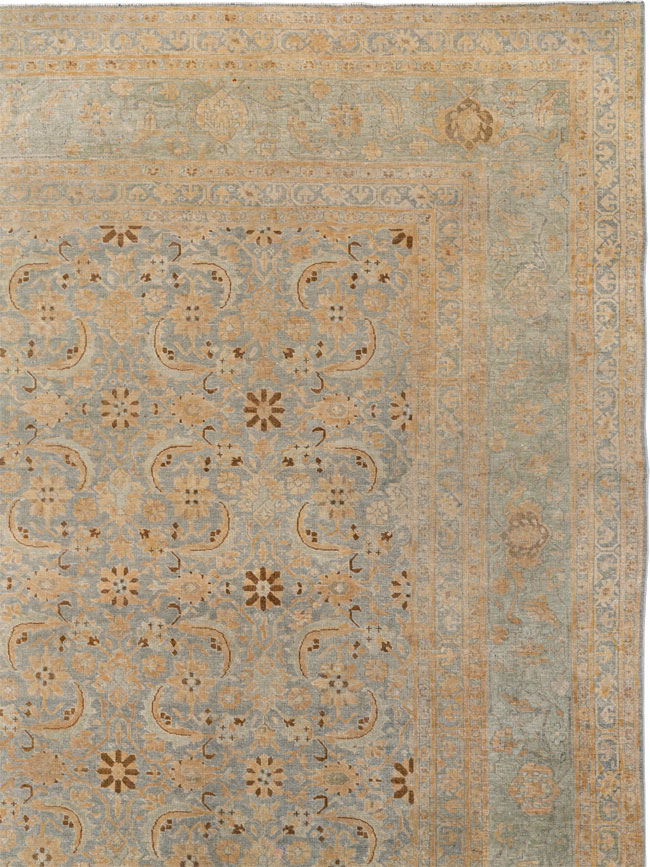 Antique Persian Tabriz Room Size Carpet, No.33312 - Gss