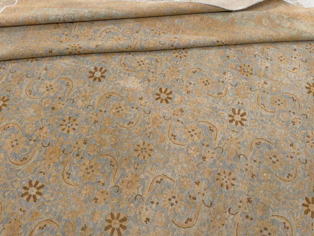 Antique Persian Tabriz Room Size Carpet, No.33312 - Gss