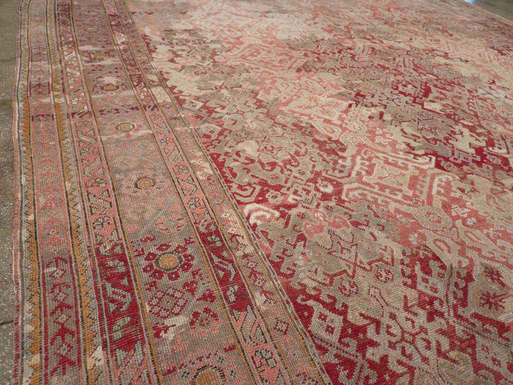 Antique Turkish Oushak Oversize Carpet, No.33315 - Gss