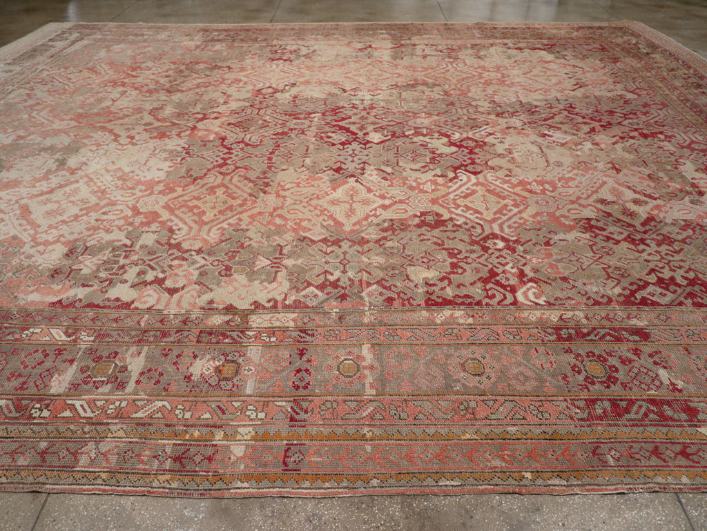 Antique Turkish Oushak Oversize Carpet, No.33315 - Gss