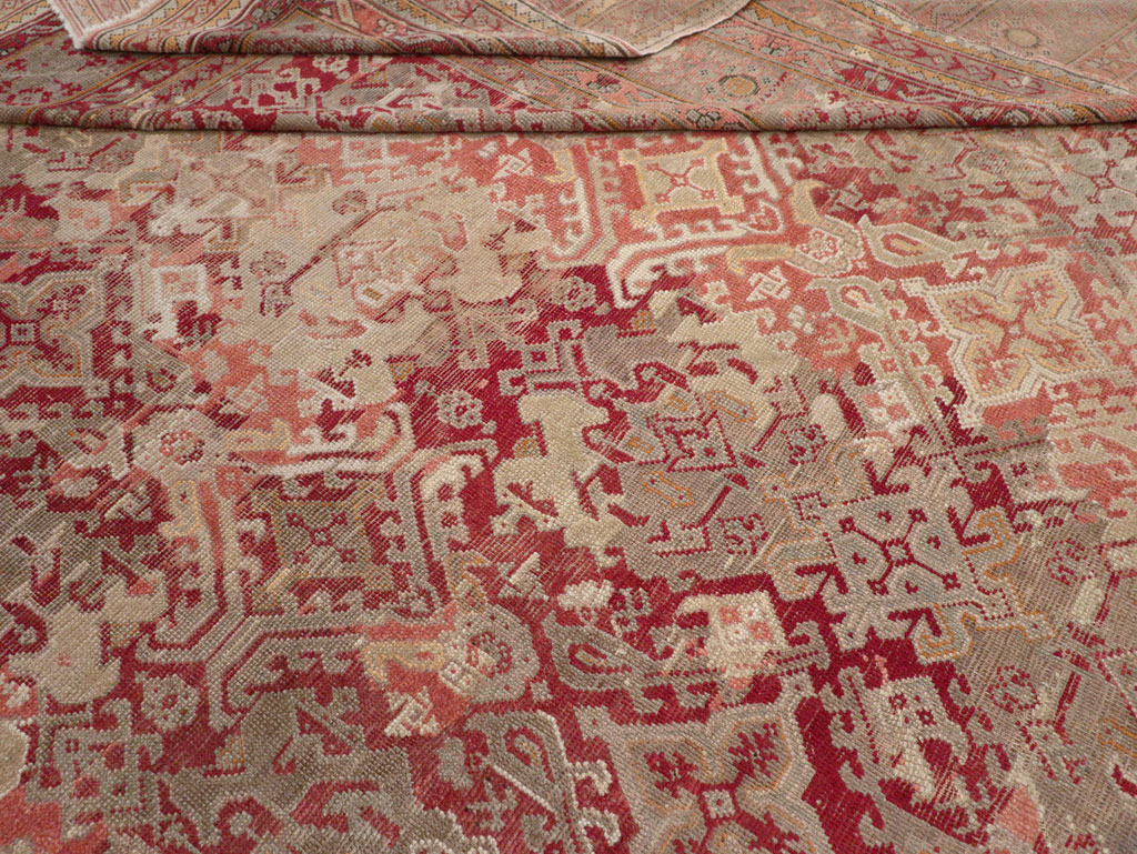 Antique Turkish Oushak Oversize Carpet, No.33315 - Gss