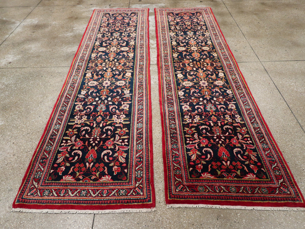 Vintage Persian Sarouk Runner (Pair: 1 of 2), No.33316 - Gss