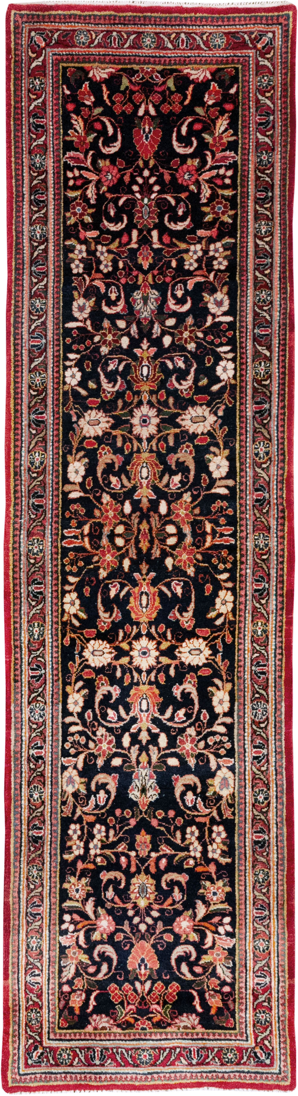 Vintage Persian Sarouk Runner (Pair: 2 of 2), No.33317 - Gss
