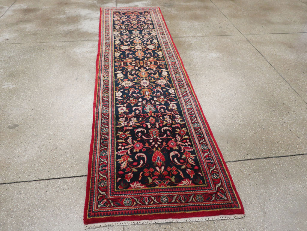 Vintage Persian Sarouk Runner (Pair: 2 of 2), No.33317 - Gss