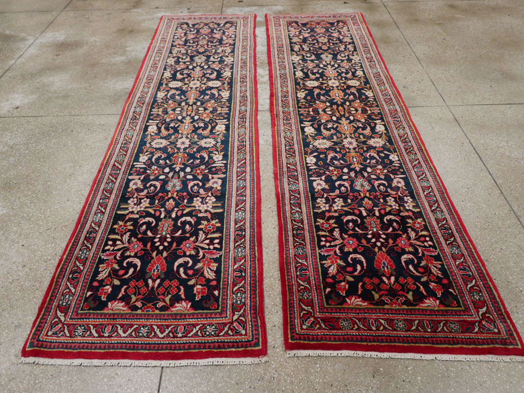Vintage Persian Sarouk Runner (Pair: 2 of 2), No.33317 - Gss