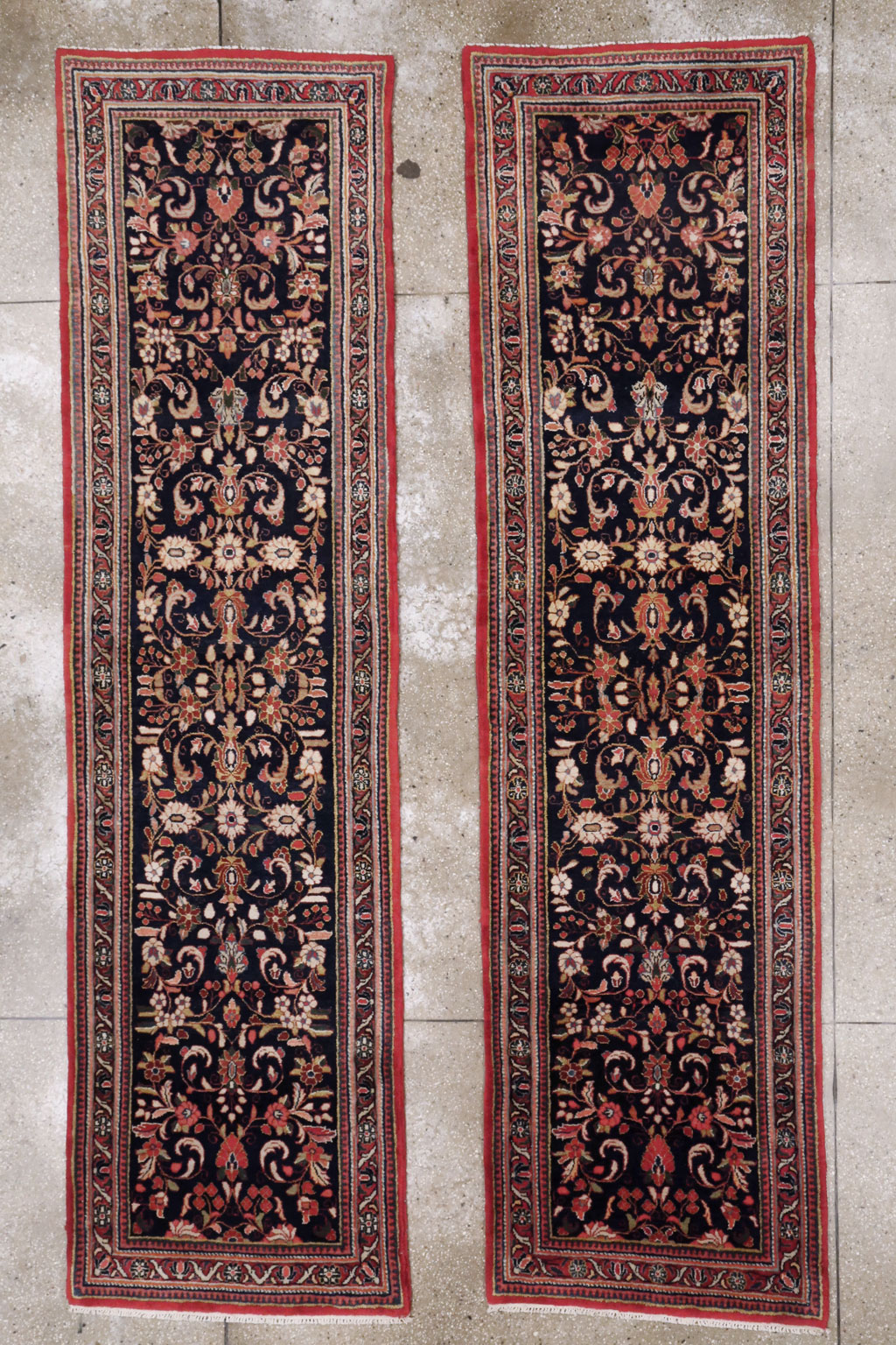 Vintage Persian Sarouk Runner (Pair: 2 of 2), No.33317 - Gss