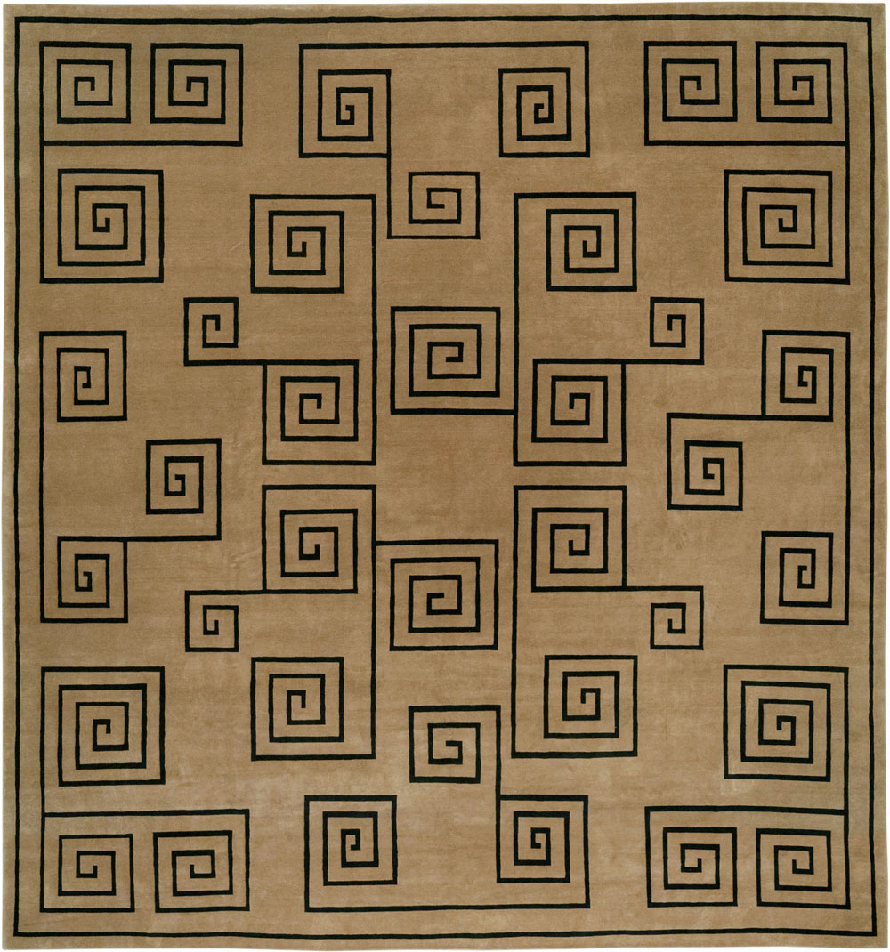 Modern Tibetan Contemporary Square Large Carpet, No.33323 - Gss