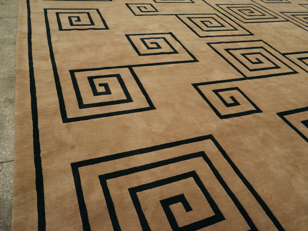 Modern Tibetan Contemporary Large Square Carpet, No.33323 - Gss