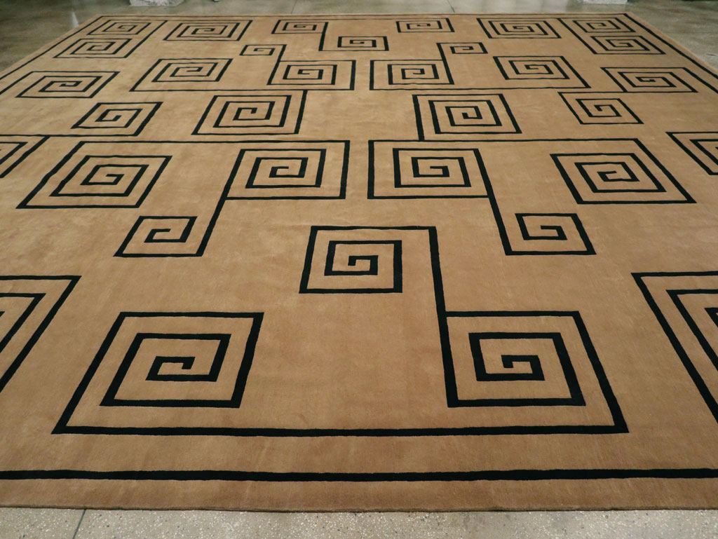 Modern Tibetan Contemporary Large Square Carpet, No.33323 - Gss