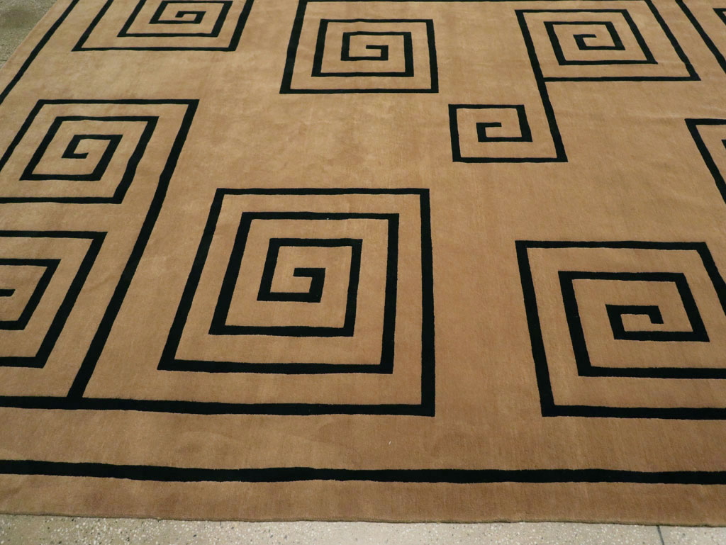 Modern Tibetan Contemporary Large Square Carpet, No.33323 - Gss