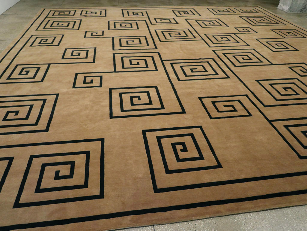 Modern Tibetan Contemporary Large Square Carpet, No.33323 - Gss