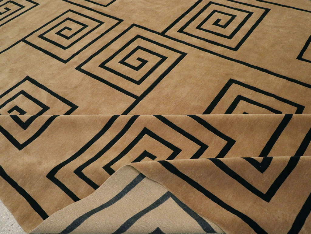 Modern Tibetan Contemporary Large Square Carpet, No.33323 - Gss