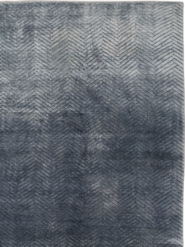Modern Tibetan Accent Carpet, No.33324 - Gss