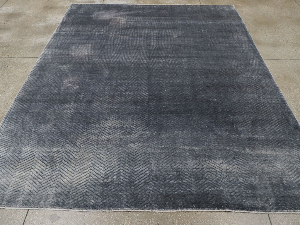Modern Tibetan Accent Carpet, No.33324 - Gss