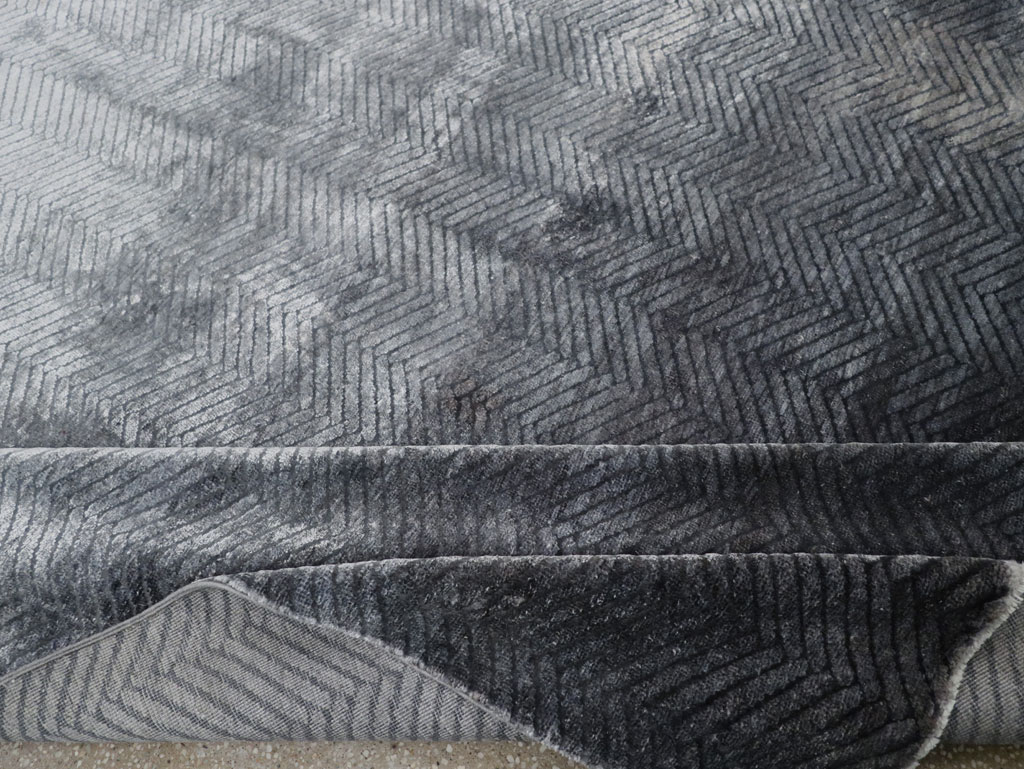 Modern Tibetan Accent Carpet, No.33324 - Gss