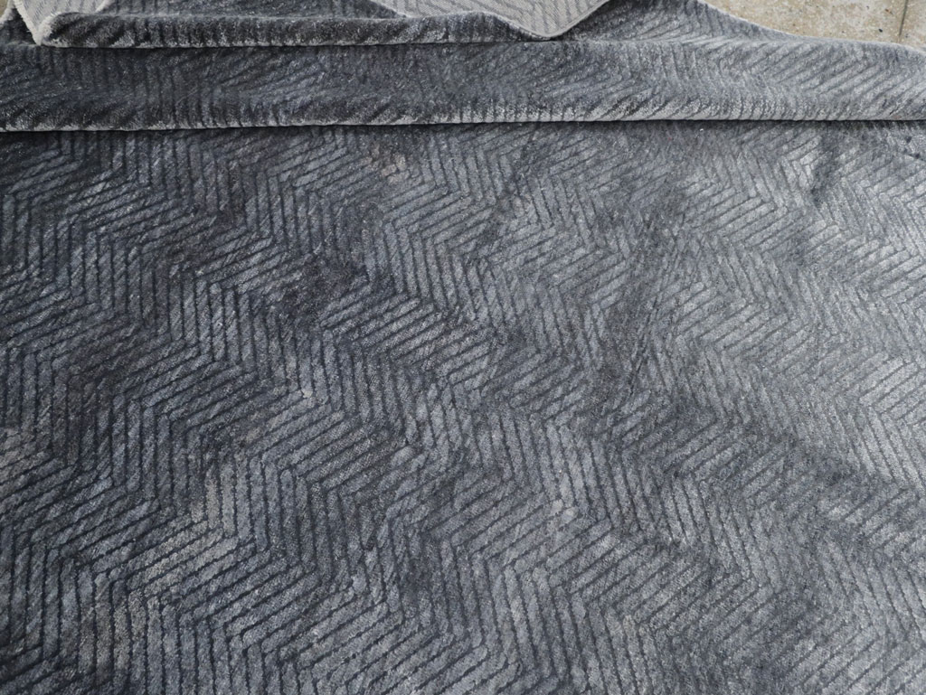 Modern Tibetan Accent Carpet, No.33324 - Gss