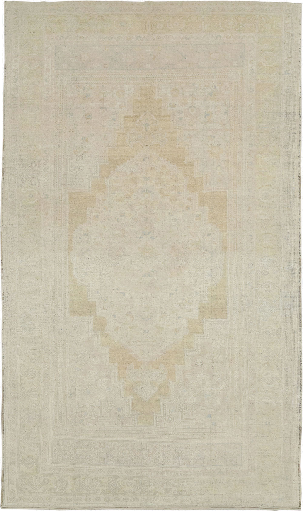 Vintage Turkish Oushak Long and Narrow, No.33329 - Gss