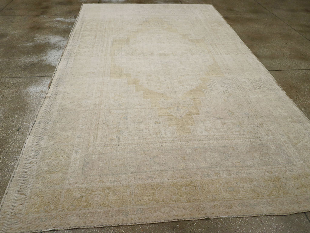 Vintage Turkish Oushak Long and Narrow, No.33329 - Gss