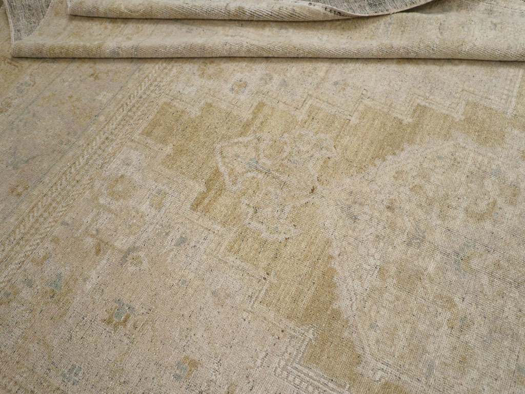 Vintage Turkish Oushak Long and Narrow, No.33329 - Gss